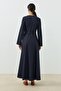 Elvira Dress Navy Blue - 7