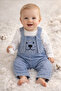 Eared Salopet Long Sleeve 2-Piece Set 6-9 Months, 9-12 Months, 12-18 Months, 18-24 Months - 2