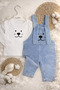Eared Salopet Long Sleeve 2-Piece Set 6-9 Months, 9-12 Months, 12-18 Months, 18-24 Months