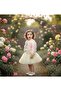 Girl's 3D Rose Trend 3-Piece Set - 2