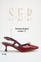 Women's high heel shoes - 5 cm Stiletto Heel pointed toe women's stiletto shoes burgundy yanki - 2