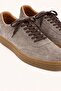Bruno Men's Genuine Leather Suede Sneakers - Mink Daily Casual Shoes - 3
