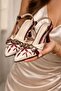 Deni Linen Stylish Open-Back Shoes 6.5 cm - 2
