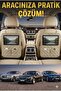 Car Seat Back Organizer Beige Tablet Phone Holder Car Interior Organizer Auto Seat Baby - 2