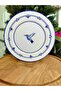 Oiseau Set of 6 Dessert Plates - Blue/White - 19 cm