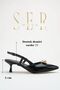Women's high heel shoes - 5 cm Stiletto Heel pointed toe women's stiletto shoes patent leather black - 2