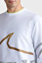 Paul & Shark Logo Printed Stretch Cotton Pack Regular Fit Crew Neck Sweat Men's Sweat 24411881 010 - 4