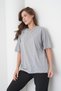 Women's Grey-Black Cotton Pack Crew Neck T-Shirt Pocketed Jogger Pants Top and Bottom Set - 7