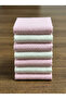 7-Piece 100% Cotton Baby Mouth Wipes – Pink & White Boxed Gift Set - 4