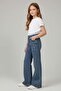 Blue Stone Embroidered İ Flared Ean Pants (9-12 Years) - 4