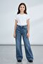 Blue Stone Embroidered İ Flared Ean Pants (9-12 Years) - 8