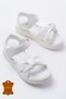 Genuine Leather Orthopedic Velcro Girls' Shoes Sandals - 2