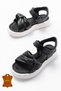 Genuine Leather Orthopedic Velcro Girls' Shoes Sandals