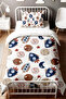 Adventure in Space Patterned Single Baby Kids Bedding Set - 2