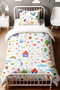 Fun Safari Patterned Single Baby Kids Bedding Set - 2
