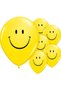 Smiling Face Yellow Balloon 5 Pieces Birthday Party Decoration - 2