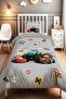 Adventure Team Patterned Single Baby Kids Bedding Set