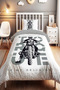 Ride to Freedom Patterned Single Baby Kids Bedding Set