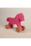 Wheeled Horse Wooden Toy Decor - 2