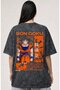 Son Goku Dragon Ball Anime Printed Unisex Oversized Vintage Washed T-Shirt - 3