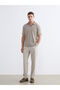 Brown Polo Neck Men's T-Shirt from Plus-Store - 2
