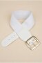 Gold Buckled Elastic Women's Belt I, Jacket Belt I, Dress Belt I. - 3