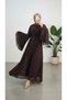 Chiffon Lined Hijab Dress – Does Not Show Undergarments, H Lightweight and Flowing Fabric, Stylish and Elegant Long Dress