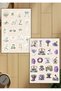 4-Piece Spring Lavender, Sunflower Sticker Set Agenda Journal Planner Scrapbook D00040 - 3