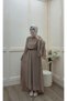 Chiffon Lined Hijab Dress – Does Not Show Undergarments, H Lightweight and Flowing Fabric, Stylish and Elegant Long Dress - 3