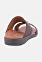 Men Slip On Arabic Sandals, Brown - 3