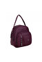 Wine Multi-Compartment Zippered Women's Bag Backpack |   Wine T8375 - 6