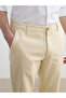 Beige Standard Fit Men's Chino Trousers - 4