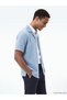 I Normal Fit Short Sleeve Men's Shirt from Freezen Store