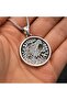 Reversible Uses Stainless Steel Norse Gothic Design Viking Wolf Necklace - 4