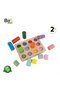 Smart Wooden Colorful Cylinders Hand Skills Development Game - 2