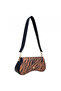 Brown Gold Buckled Zebra Patterned Women Shoulder Bag |   Brown Mt1606 - 7