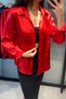 Satin Shirt - Red Red - 2