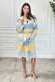Bohemian Striped Tasseled Unisex Peshtamal Robe - Pool and Beach Robe - Hooded - 3