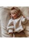 Knitted Brioche Knit Oversized Baby Children's Sweater
