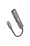S-Link Swv-Usbc023 4 in 1 Gray Metal Typec to 2*Usb2.0 USB 3.0, Pd Type C Adapter - 2