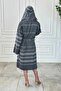 Bohemian Style Hooded Pestemal Bathrobe - Soft-Textured Drying Towels - Striped Bathrobes - Unisex - 5