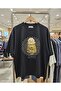 Be Happy Printed 100% Cotton Regular Fit Crew Neck T-Shirt