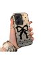 Silicone Edge Hard Back Anti Fall Phone Case Bowknot Patterned Compatible with Poco X7 Pro - 3