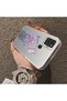 Samsung Galaxy A21S Compatible Silicone Edge Hard Back Anti-Fall Phone Case Floral Print - 3
