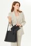 Leather Tote Bag with Bag Straps and Accessories Premium Quality Large Size (33X30) Women's Shoulder Bag - 6