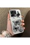 Silicone Edge Hard Back Anti Fall Phone Case Butterfly Patterned Compatible with Redmi Note 13 Pro 5g - 2