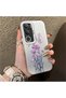 Vivo Y19S Compatible Silicone Edge Hard Back Anti-Fall Phone Case Floral Print