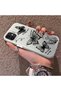 Silicone Edge Hard Back Anti Fall Phone Case Butterfly Patterned Compatible with iPhone 12 Mini