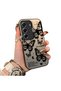Silicone Edge Hard Back Anti Fall Phone Case Butterfly Patterned Compatible with Tecno Camon 40 - 3