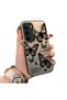 Silicone Edge Hard Back Anti Fall Phone Case Butterfly Patterned Compatible with Realme 14X - 3
